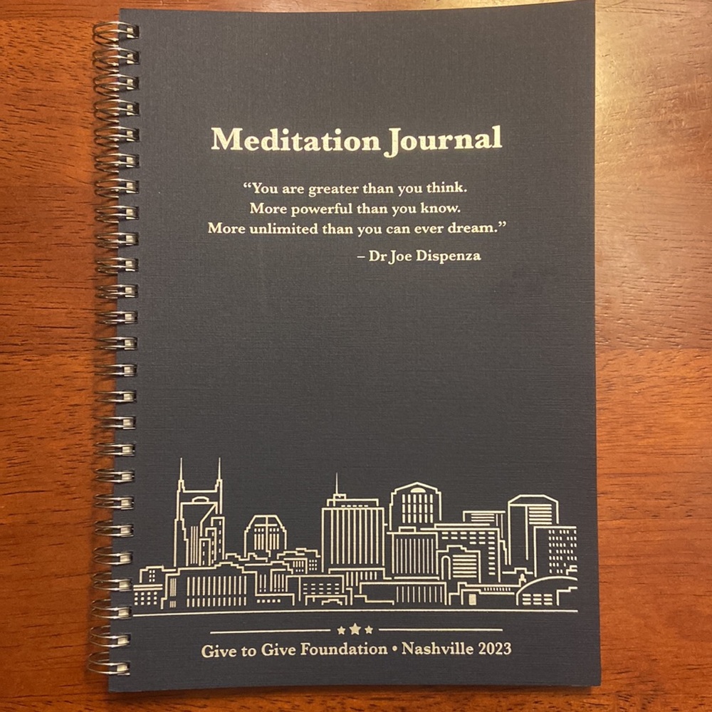 Joe Dispenza 12 week Meditation Journal NEW